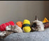 munchiecat Sushi Catnip Toy for Cats, USA Made, Engaging Design for Pouncing and Play, 4-Pc Rainbow