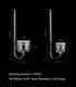 Acrylic CO2 Diffuser with Integrated Bubble Counter for Aquarium Plants (S)