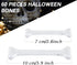 60PCS Mini Plastic Bones for Halloween Decor, Small White Bones for Party Decoration, Caveman Theme Supplies