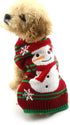 NACOCO Dog Snow Sweater, Snowman Holiday Xmas Clothes for Small Dog and Cat (Snowman, S)