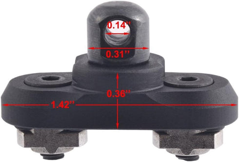 QD Swivels Stud Mount Adapter for Mlok Rail System