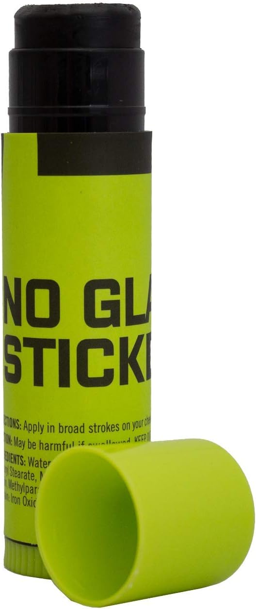 HME Black Face Paint Sticks - Long-Lasting, Easy-to-Use Glare-Reducing Camouflage Makeup for Hunting
