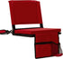 FZGhome Stadium Seats with Back Support for Bleachers Portable Padded Folding Bleacher Chairs