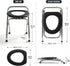 350LBS 50 MOON LENCE Portable Toilet for Camping Travel Toilets Potty for Adults, Capacity with Toilet Bags, Paper
