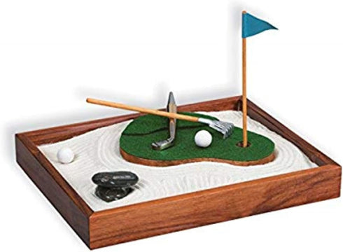 Be Good Company Executive Sandbox - Sand Trap Golf Theme - Mini Desktop Set -