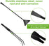 Quarium Aquascape Tools Kits, 4 in 1 Anti-Rust Aquatic Plant Tool Set, Stainless Steel Tweezers Scissors Spatula