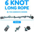 Giant Dog Rope Chew Toys for Extra Large Dogs - 42 Inch, 6 Knot Tough Benefits Non-Profit Animal Rescue - Indestructible Toy for Aggressive Chewers and Large Dog Breeds