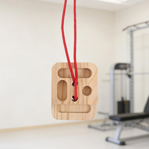 FESTFENDS 2Pcs Wooden Hangboard Rock Climbing - Hang Board for Climbing | Fingerboard | Arm Workout & Pull-Up Training