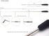 Cat Toys Wand, Retractable Interactive Feather Teaser Cat Toy with Bell, 5pcs Refills