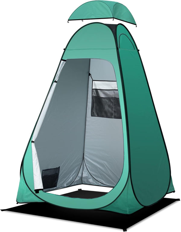 anngrowy Shower Tent Pop-Up Privacy Tent Camping Portable Toilet Tent Outdoor Camp
