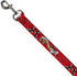 Buckle-Down Pet Leash - Lucky Red - 4 Feet Long - 1/2" Wide
