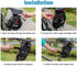 Waterproof Rear Under Seat Bike Saddle Bag, Double Bottle Pouch Bicycle Tail Pocket with Reflective Strip for MTB