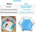 Amakunft Waterproof Pads for Small Animal Playpen, Reusable Liners for Guinea Pig, Rabbit, Hamster (42.5in x 41in)