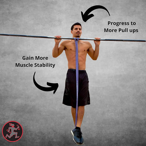 Heavy Duty Pull Up Assist Resistance Bands for Functional Fitness | Travel Friendly Exercise Bands