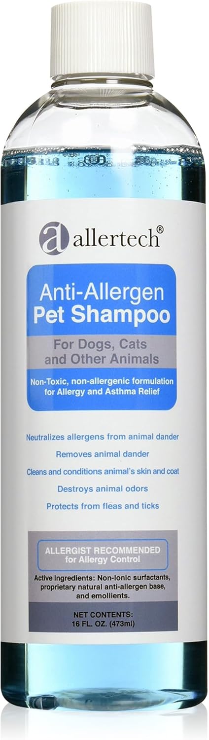 Allertech Anti-Allergen Pet Shampoo 16-oz Bottle