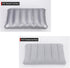 4Pack 16.5 10.5 Ultralight Inflatable Travel Pillow, Small Squared Flocked Fabric Air Pillow for Traveling, Holiday
