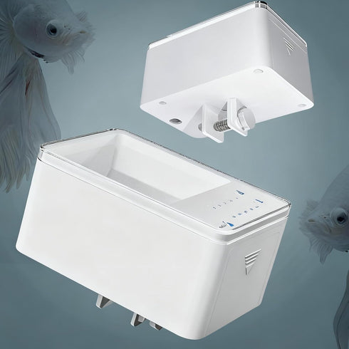 Generic Fish Automatic Feeder, Adjustable Battery Powered Tank Food Dispenser, Fish Tank Automatic Feeder