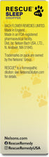 RESCUE Bach PET SLEEP Dropper 10mL, Sleep Aid for Dogs & Cats, Homeopathic Stress Relief, No Melatonin
