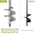 17.5'' 3'' 2pcs Sets, Insaga Fully Welded Ground Anchors with Chain, Wider Spiral Trampoline Anchors, Mobile Home
