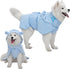 Arblina Dog Bathrobe Towel Wrap, Hooded Double Layer Super Absorbent Dog Drying