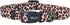 Dog Collar Leash Set, Adjustable Leopard Pattern for Puppy Dogs, Polyester Material (XS, Light Coffee Leopard)