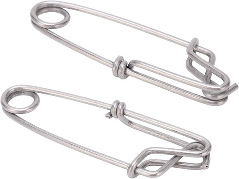 Set, 5pcs Longline Snap Clip Stainless Steel Tuna Clips for Ocean Fishing - Strong Tension, Durable Material, Ideal
