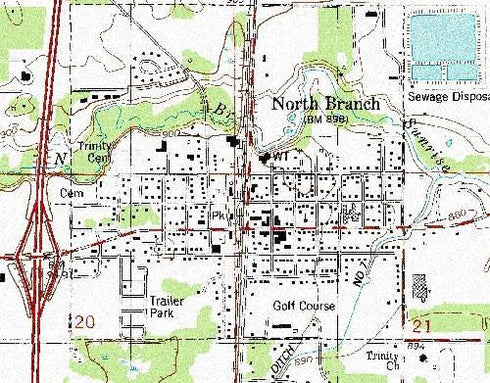 County Bacon Georgia USGS Topographic Maps on CD