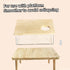 Copfeu Hamster Sand Bath Box Container, Mini Pet Sandbox Lid Design Take Bath Wooden Sandbox Dust Bath, Transparent