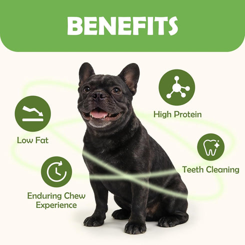 MON2SUN 5 Inch 14.11 oz) Dog Treats, Rawhide Twist Chicken Hide Sticks, Suitable for Puppy and Small Dogs, (Chicken
