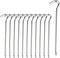 Tent Pegs - Aluminium Tent Stakes with Hook, 7’’ Hexagon Rod Stakes for Camping