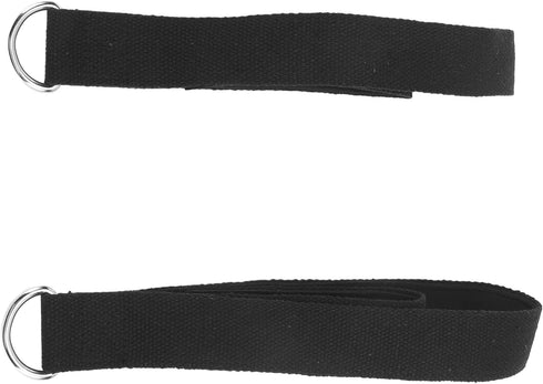 Pilates Straps Pack of 2, Anti-Slip Double Loop D Ring Straps for Home Gym Workout Yoga Exercise Accessories
