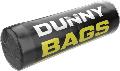 100% 5 Dunny Bags - Biodegradable Portable Toilet Bags for Camping, Hiking, and Emergencies - Universal Fit for Gallon