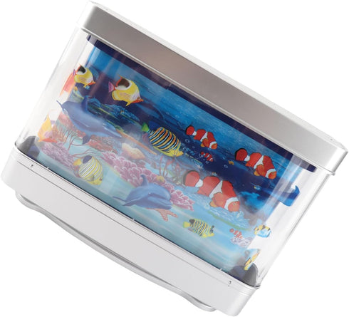 Sorandy USB Powered Fake Fish Tank, Dynamic Aquarium Lamp, Relaxing Sensory Night Light with HD Motion, Ideal for Kids