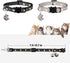 2Pcs Breakaway Cat Collars for Boy & Girl Cats, Adjustable Kitten Collars with Bell, Black + Gray