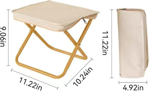 BSELUTNGY Outdoor Folding Stool Lightweight Foldable Chairs for Outside Waterproof Camping Stool Portable Seating