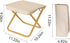 BSELUTNGY Outdoor Folding Stool Lightweight Foldable Chairs for Outside Waterproof Camping Stool Portable Seating