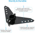 Haoguo Steering Triangle for Newport NK-180S Brushless Kayak Motor, Stainless Steel Structure, Easy Installation