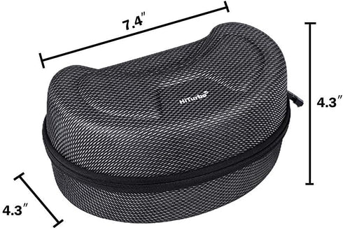Hiturbo EVA Hard Case for Ski Goggles, Snowboard Goggles Box, Diving Mask Protection for Snow & Water Sport