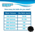 HQRP 100 pcs Bio Balls Filter Media 1.5 Inch, Large Bio Ball for Aquarium, Pond, Waterfall Filter Media in Mesh Bag