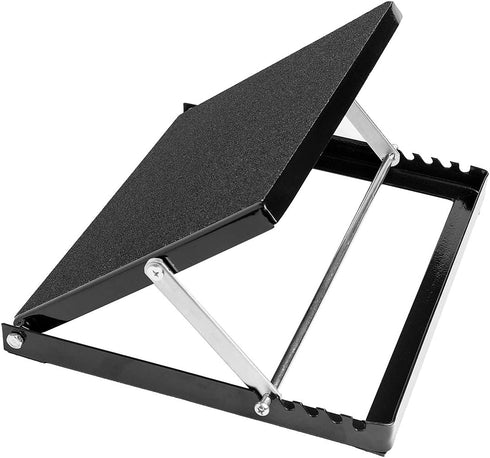 WL Professional Steel Calf Stretcher, Adjustable Ankle Incline Board, Slant Board with Non-Slip Surface, 16" x 14", 4