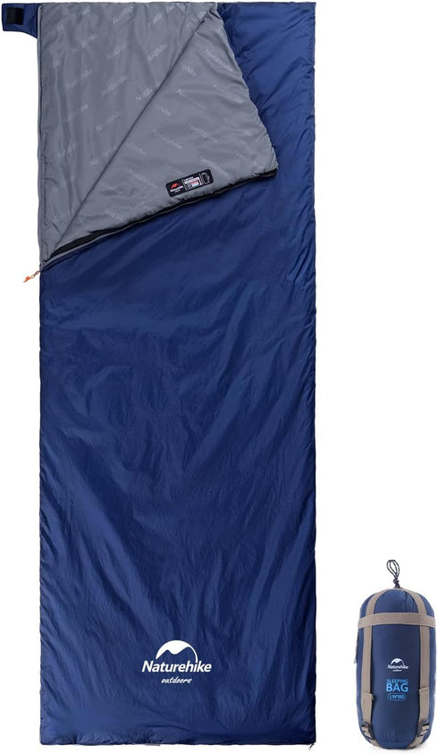 Naturehike Ultralight Sleeping Bag, Lightweight Portable Waterproof Comfort with Compression Sack for Camping