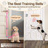 2 Pack Dog Door Bells Dog Doorbell to go Outside Puppy Train Bell for Dogs to Ring to go Potty Puppy Toilet Training