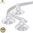 SunGrow 20 Pack Aquarium Suction Cup Clips, 1” Rubber Clamps for Fish, Turtle, Frog Tank, Fits 0.2” Tubing