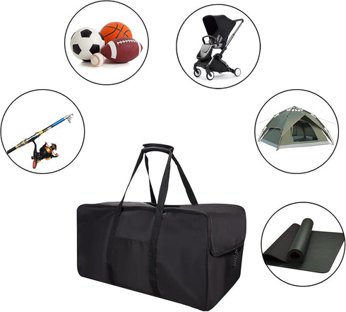 Golf Push Cart Bag, 3 Wheel Folding Carry Bag for Caddytek, Black Extra-Large Capacity Cover