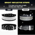 Bling Rhinestone Dog Collar, Soft Comfortable Stylish Collar with Bright Reflective Stripe, Adjustable Diamond Crystal
