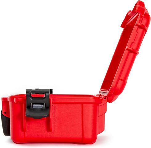 Nanuk 904 Waterproof Case - Empty - First Aid Prepper Survival Gear - Dust and Impact Resistant - Red