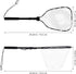 GALPADA Foldable Fishing Net for Freshwater and Saltwater Portable Lightweight Shrimp and Fish Catch Net with Silicone