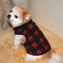 Dog Sweater Red, Soft Fleece Vest with Leash Ring Pullover Jacket for Small Dog, Puppy, Cat, Christmas (M)