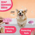 5PCS Set Dog Bath Brush Bathing Kit - Pet Washing Brush, Dog Brush for Shorted Haired Dogs, Dog Scrubber for Bath