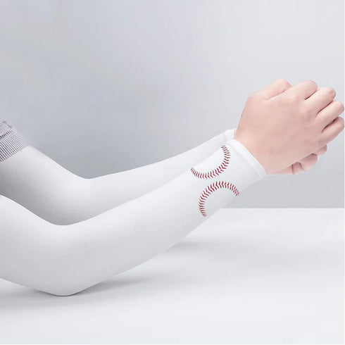 KUHNMARVIN Compression Arm Sleeves - 2 Pairs UV Protection Cooling Tattoo Cover Up for Basketball & Football